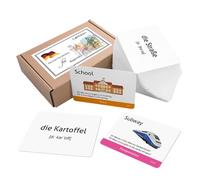 CARDDIA | Cartes de vocabulaire éducatives en allemand pour débutants | images, exemples de phrases