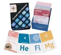 CARDDIA | Periodic Table Educational Flashcards | 118 Elements with Atomic Data, Color-Coded Categories & Bonus Periodic Table Sheet | Perfect for Science Learning
