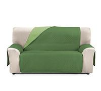 CARDENAL TEXTIL CUBRE SOFA BICOLOR REVERSIBLE RUBI 3 PLAZAS OLIVA/BOTELLA