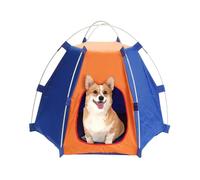 Cardes d'animaux de compagnie pour petits chiens - Cage à chat portable pour animaux de compagnie pour extérieur et intérieur | Tente de chat rouge pour et avec ALM