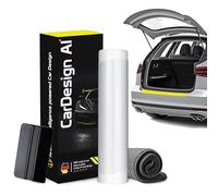 CarDesign AI Protection de seuil de chargement compatible avec Skoda Enyaq iV 2020-2027 (5 portes, break): Kit complet avec film de protection transparent adapté, protection anti-rayures pour coffre
