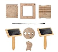 Cardeuse manuelle en laine, brosses en bois, peigne en laine 8 pièces, brosse professionnelle pour laine, planche à mélanger la laine et feutrer la laine