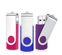 Cardfuss Clé USB 2.0 rotative avec Cordon Multicolore 3 Colors 16GB