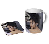 Cardi B Back Mug à café en céramique + dessous-de-verre