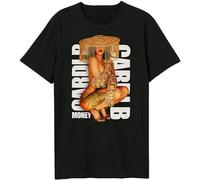 Cardi B Tshirt Money SquaMens t Shirt Short Sleeve Black Unisex S-2345XL VE051 Black Small