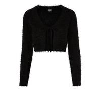 Urban Classics Tied Cropped Feather Cardigan Noir 2XL Femme
