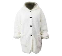 Cardigan, 70x87cm, Bianco, Natale, Pile, Soffice, Caldo, Inverno, Regalo Multicolore