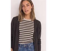 Cardigan à col en V avec patte de boutonnage