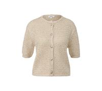 Cardigan Ã manches courtes avec boutons femme s.Oliver Beige 36