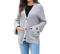 Cardigan à Manches Longues pour Femmes Cardigans Longs pour Femmes Ouvert Devant 2025 Manches Longues Pulls d'automne légers avec