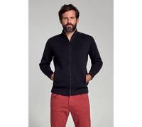 Armor-Lux Cardigan zippé Carnac, col montant, laine acrylique, 2 poches, Homme Noir XX-Large (2XL)