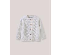 Cardigan Bébé À Torsades Ecru 36M(97CM)