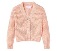Cardigan bébé - vidaXL - 100% coton - Col V - Manches longues - Rose mélangé 3-4 ans