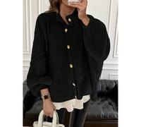 Cardigan blanc, noir, marron, rose en forme libre. Chandail mode minimaliste, décontracté chic, élégant pour les déplacements et les vacances. Top polyvalent et affinant, style coréen. Il est recomman