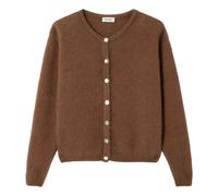 Cardigan boutonnÃ© femme American Vintage Vitow Marron S