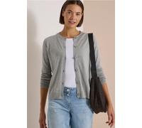 Cardigan boutonné à col rond