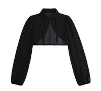 Cardigan boutonné en mousseline de soie, léger, protection solaire, col châle, gilet fin for le printemps ou l'été
