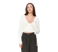 Cardigan cache-cÅur femme 24 Colours Blanc 38