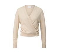 Cardigan cache-cœur en mélange de coton femme COMMA Beige S