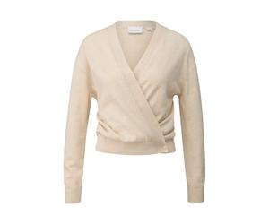 Cardigan cache-cœur en mélange de coton femme COMMA Beige S