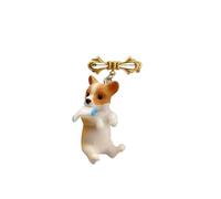 Cardigan Clip Niedliche kleine Tierbrosche, Katze, die Äste klettert Welpenbär spielt, Anstecknadel, Kleidungsnadel, Unisex, Party, Urlaub, bestes Geschenk Anstecker (B, One Size)