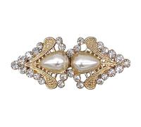 Cardigan Clips 2 pièces rétro pull tourbillon pince cape Clips Cardigan broches broches col châle fermoir robe chemise broche pince bijoux(K)