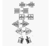 Cardigan Clips Pull tendance, châle, pince, foulard en soie perlée, boucle, corsage, chaîne de col vintage, costume de soirée(5PCS)