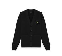 Cardigan col V en coton Lyle & Scott Noir XS