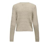 Only Cardigan Onlkatia col V maille torsadée Noos Mocha Meringue Taille L