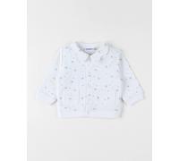 Cardigan Coton Blanc 3M(60CM)