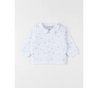 Cardigan Coton White 6M(67CM)