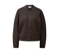 Cardigan coupe dÃ©contractÃ©e avec fermeture Ã©clair femme s.Oliver Marron 48