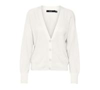 Cardigan court col V femme Vero Moda Newlex Sun - snow white - XL XXL