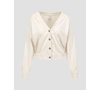 Cardigan Court Zippé Pour Femme Juvia Lou 85020013-eggshell