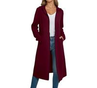 Cardigan Crochet Femme Grande Taille, Cardigan Femme Chic Et Elegant Court, Gilet Couleur Unie Tricot Loungewear Maison Leger Manteau Manches Longue Polyvalent Manteaux Automne Décontracté Gilet