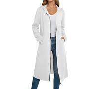 Cardigan Crochet Femme Grande Taille, Cardigan Femme Chic Et Elegant Court, Gilet Couleur Unie Tricot Loungewear Maison Leger Manteau Manches Longue Polyvalent Manteaux Automne Décontracté Gilet