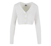 Urban Classics Cropped Feather Cardigan Blanc 5XL Femme