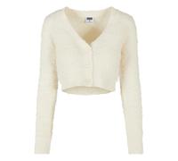 Urban Classics Cropped Feather Cardigan Beige XL Femme