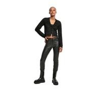 Cardigan crop plumes femme Urban Classics GT Noir 2XL