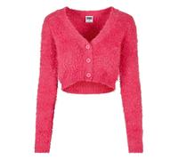 Cardigan crop plumes femme Urban Classics Rose XL