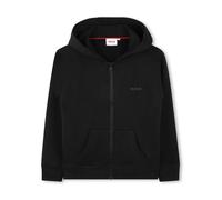 CARDIGAN DE JOGGING À CAPUCHE NOIR HUGO ENFANT 6 ans