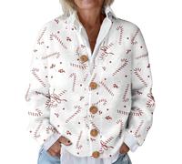 Cardigan de Noël pour femme - Manteau apocalypse boutonné - Cardigan tricoté à manches longues - Décontracté - Pull ample en tricot pour femme - Cardigan confortable, Cardigan blanc pour femme, S