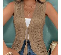 Cardigan d'été, gilet cardigan en crochet tissé ajouré de couleur unie, convient pour les vacances d'été ou la saison des mariages, crop top d'été, style français, convient pour toutes les saisons, ma