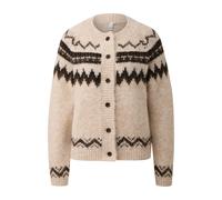 Cardigan d'hiver à motif jacquard femme QS Beige M