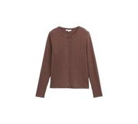 Cardigan douillet avec boutons femme Tom Tailor Denim Marron S