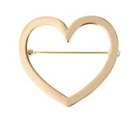 Cardigan En Alliage Rond/en Forme De Cœur Fermeture Géométrique Broche Réunion D'affaires Accessoire Vêtements Élégant Pour Femmes Fermoir Pour Événement Social