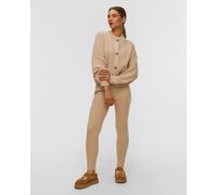 Cardigan En Cachemire Beige Pour Femmes Kujten Milan F4776-2