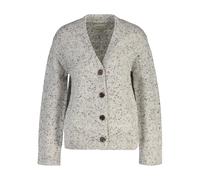 Cardigan en laine mouchetÃ©e mÃ©langÃ©e femme Gant Marron S