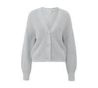 Cardigan en mÃ©lange de coton femme QS Gris S