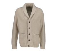 Cardigan en mÃ©lange de laine cÃŽtelÃ© Gant Marron S